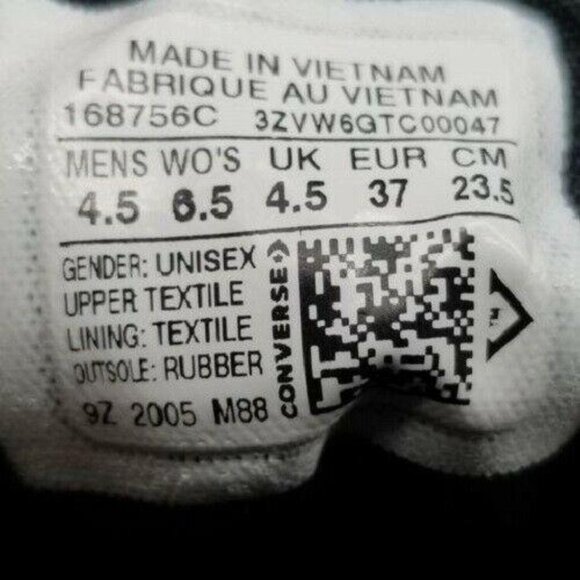 Converse Chuck 70 Hi‎ Vibrant Knit Texture 168756C Women Shoes Size 6.5 - Picture 8 of 9